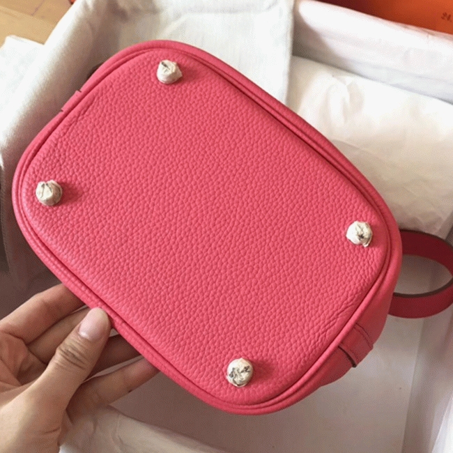 Rose lipstick cheap replica H**me5 Picotin Lock 22cm handbag