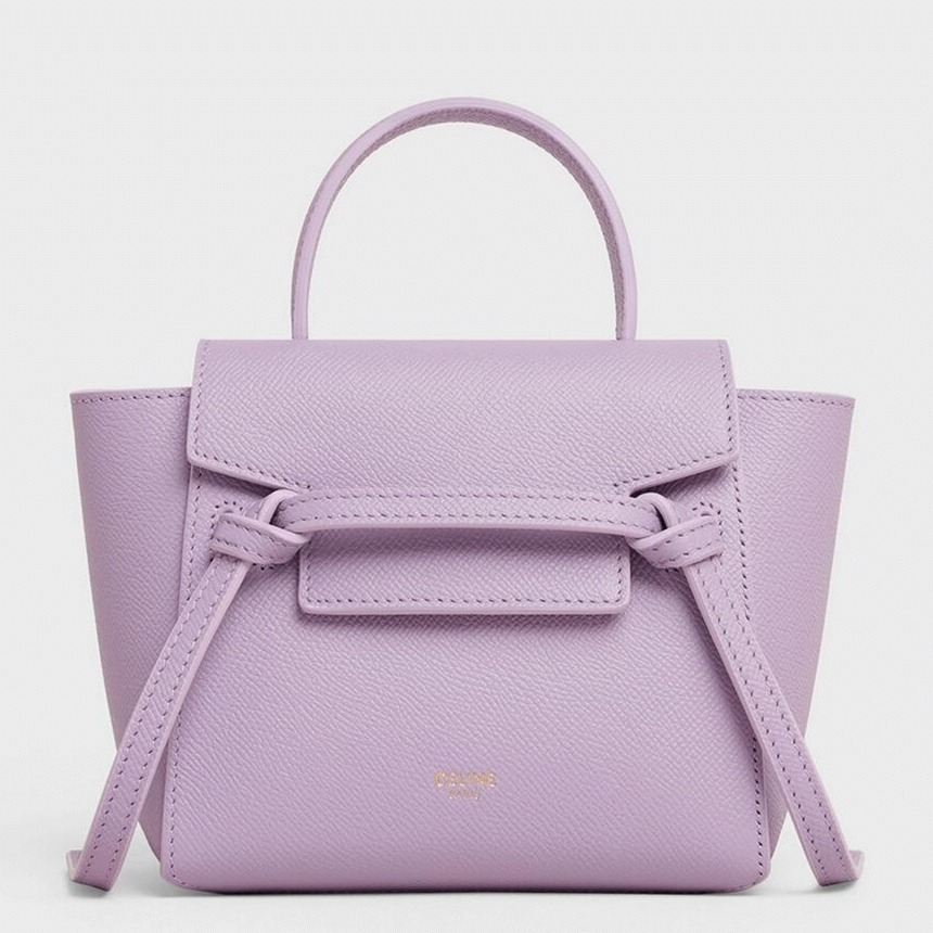 Ce1i*e Belt Nano Bag Replica in Lilas