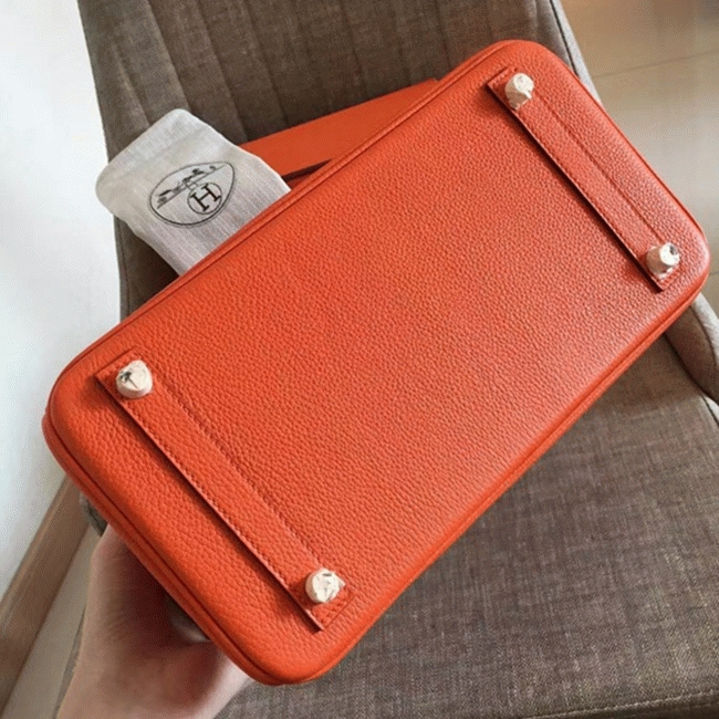 Orange H**me5 Birkin 35cm Deluxe Knockoff Tote