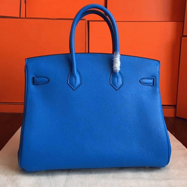 Blue Hydra Fake Designer H**me5 Birkin 35cm Bag
