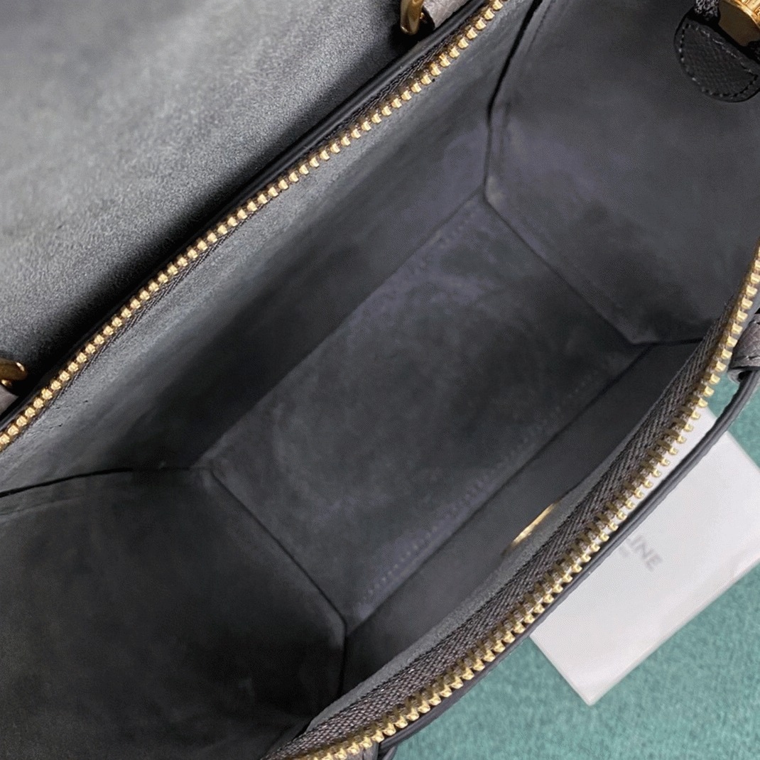 Ce1i*e Belt Nano Bag Fake in Grey