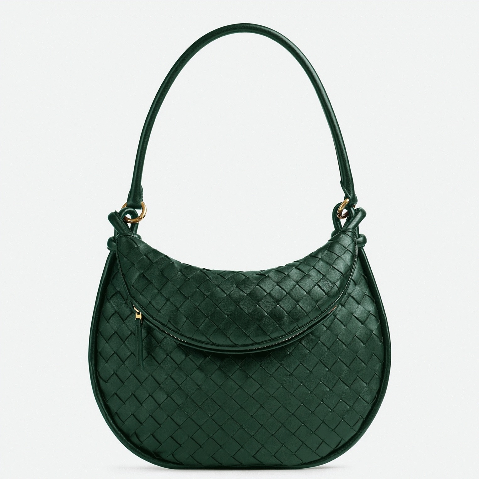 Fake B0tt*ga Ven*ta Gemelli Medium Bag Emerald Green