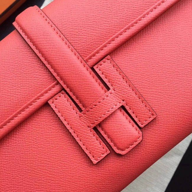 Flamingo replica luxury H**me5 Jige Elan clutch bag