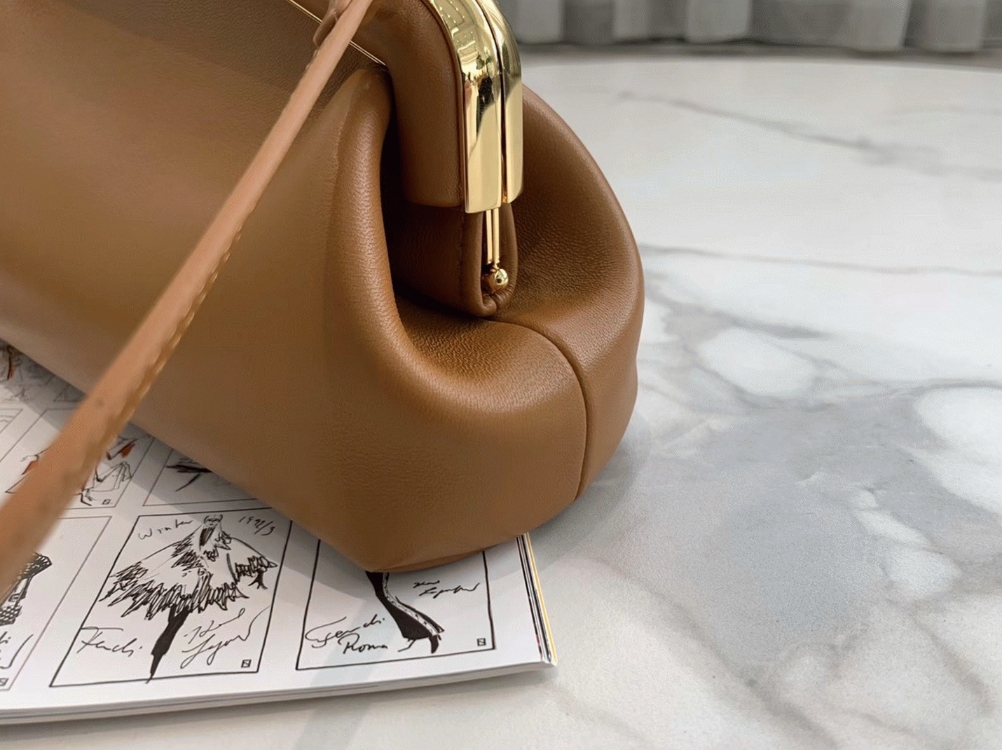 Top Quality Knockoff F**di First Small Bag In Brown