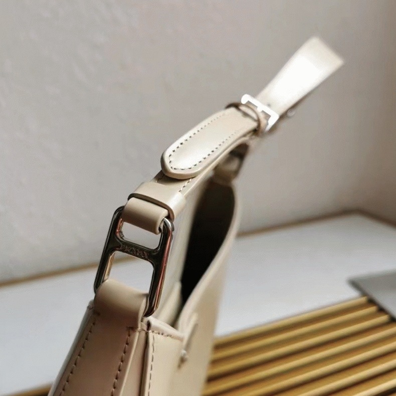 Beige Pra*a Cleo Small Bag Replica