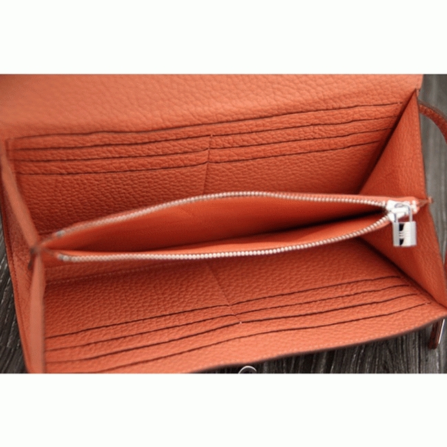 Crevette best replica H**me5 Kelly Longue wallet