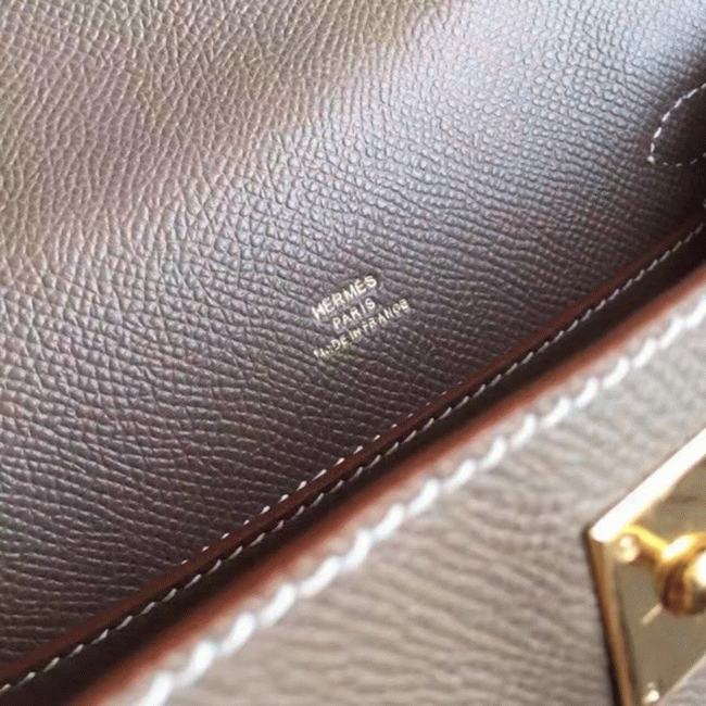 Etoupe Epsom Top Replica H**me5 Kelly Pochette Mini Handbag