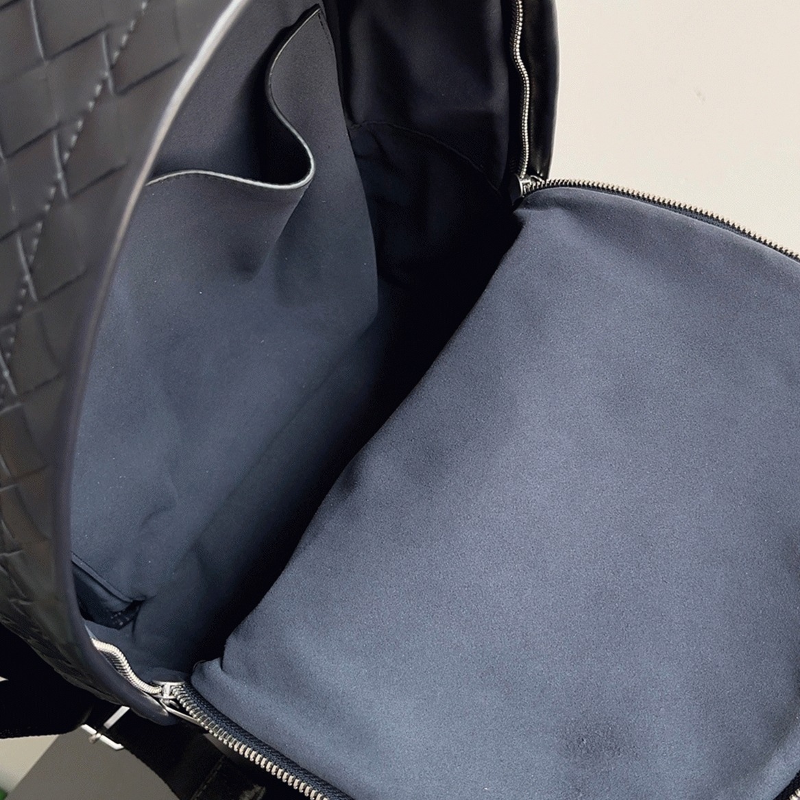 Fake B0tt*ga Ven*ta Small Backpack Dark Blue