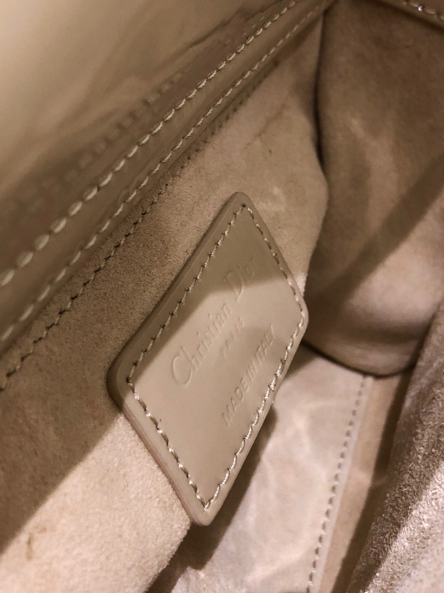 D10r Lady D10r Mini Chain Bag Knockoff in Aesthetic Beige