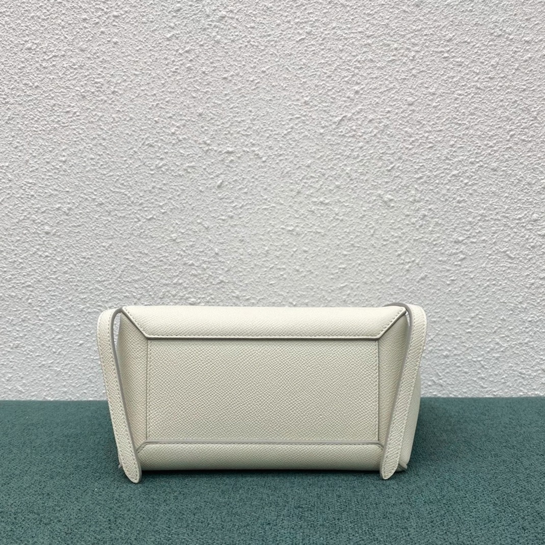 Ce1i*e Belt Nano Bag Knockoff in White
