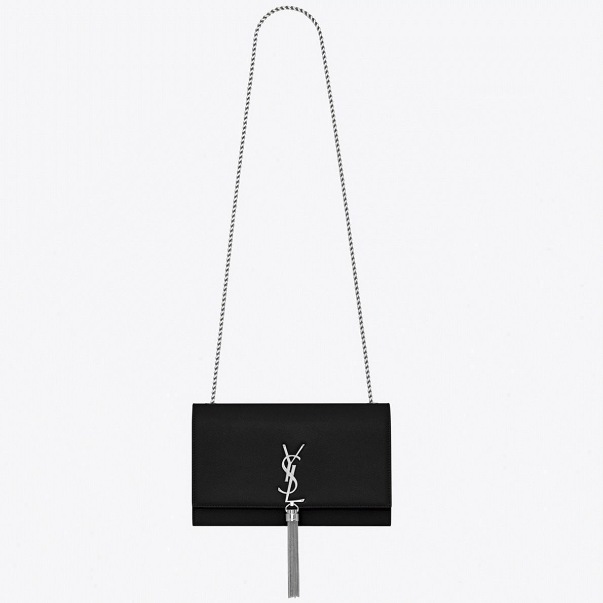 Sa1nt Lau*nt Kate Medium Tassel Bag Noir