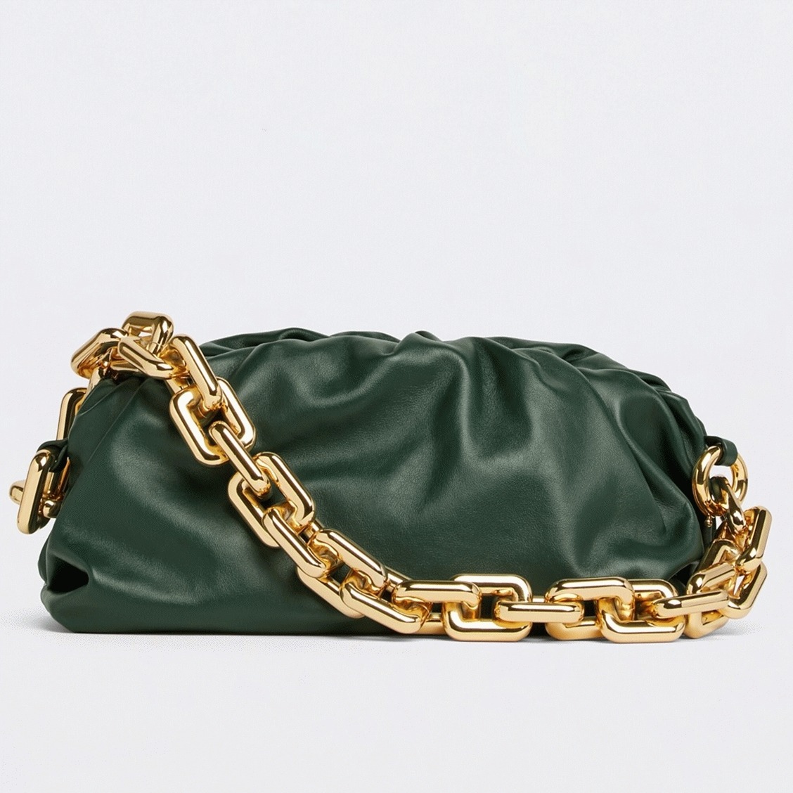Knockoff B0tt*ga Ven*ta The Chain Pouch Bag Raintree