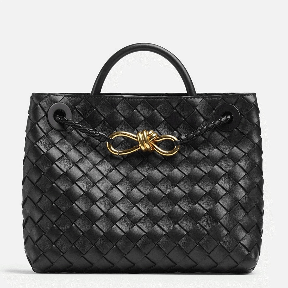 Fake B0tt*ga Ven*ta Small Andiamo Bag Black