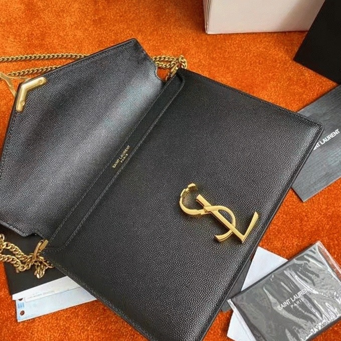 Replica Sa1nt Lau*nt Cassandra Medium Chain Bag Black