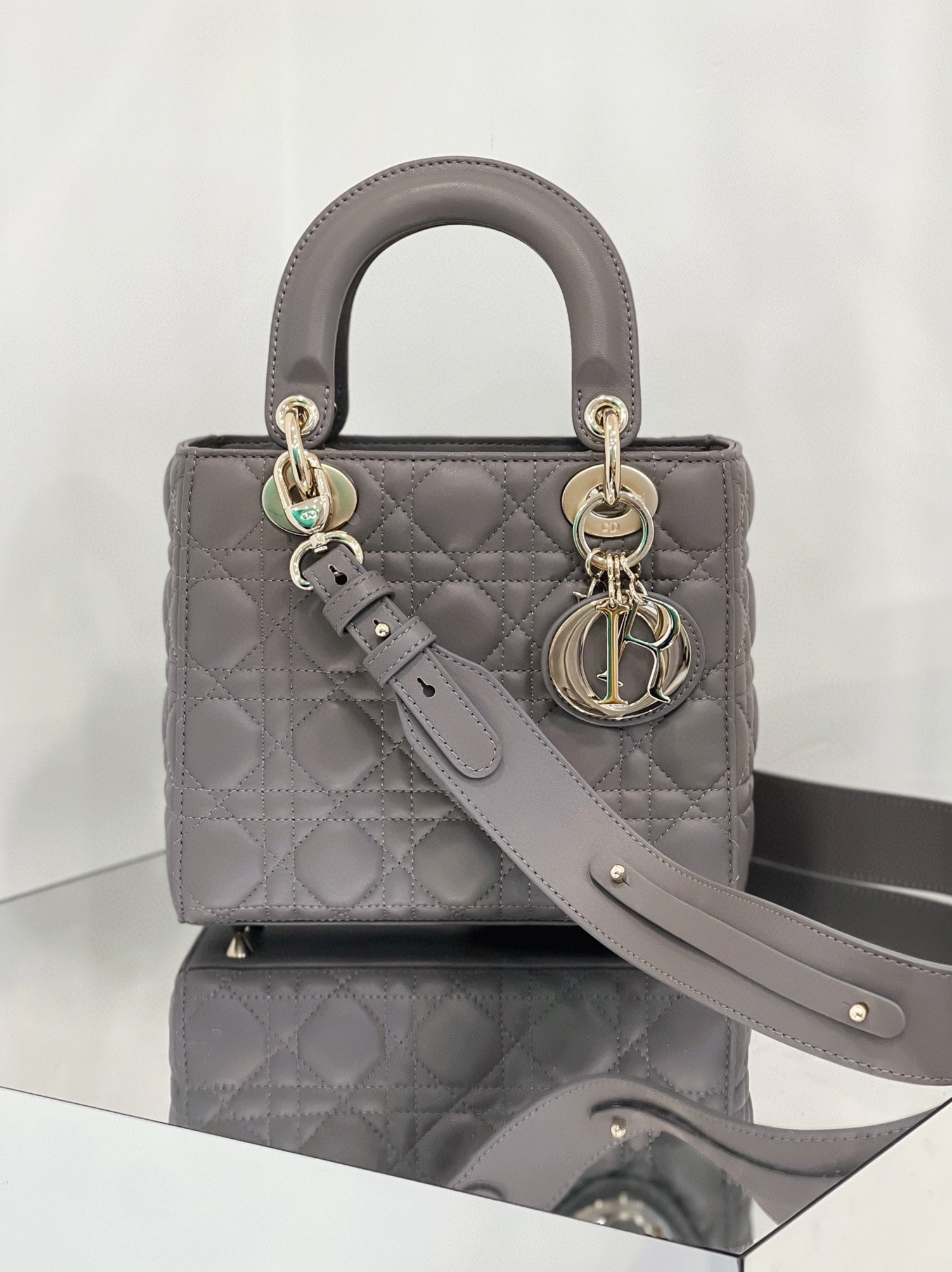 D10r Small Lady D10r My ABCD10r Bag Fake in Steel Grey