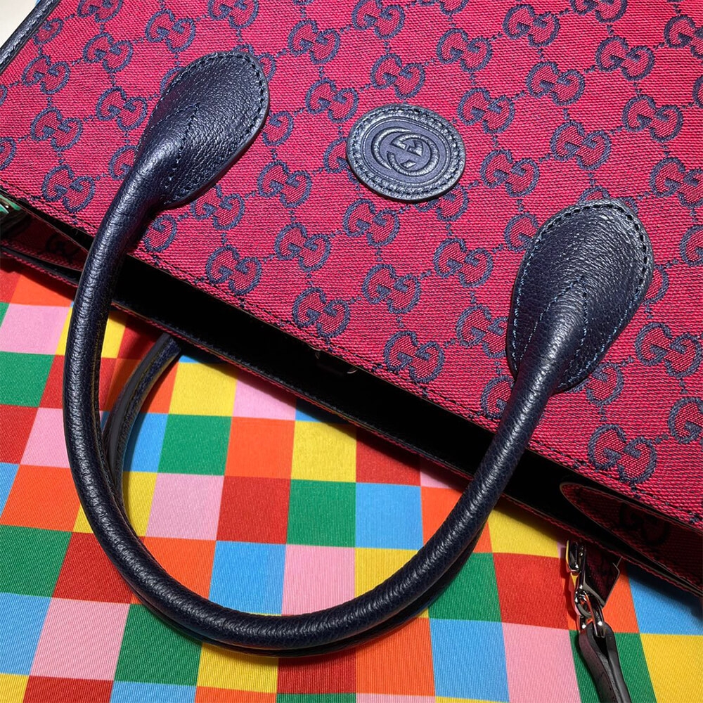 GG Multicolour small tote bag