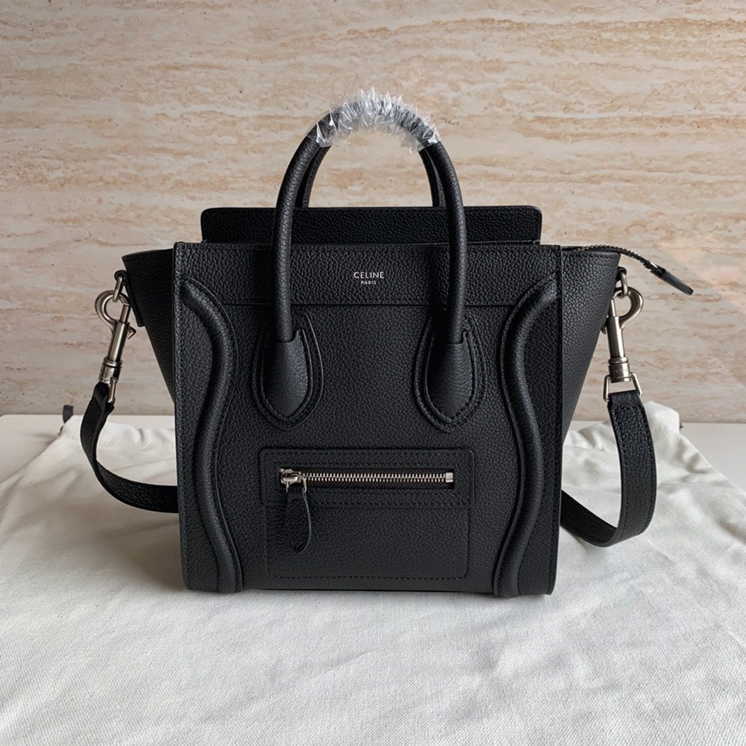 ce1i*e nano lU*gage tote bag replica in black