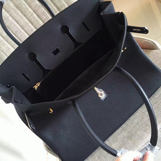 Classic Black H**me5 Birkin 30cm Replica Handbag