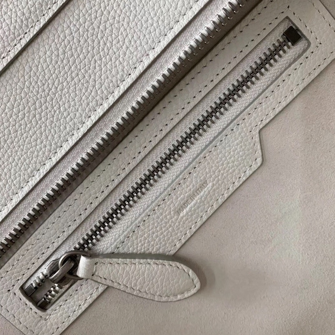 ce1i*e micro lU*gage tote bag fake in white