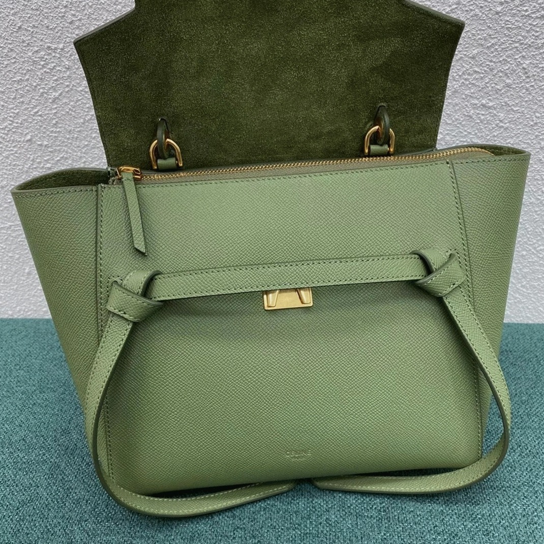 Ce1i*e Micro Belt Bag Knockoff in Light Khaki