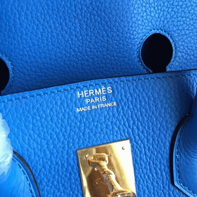 Blue Hydra Fake Designer H**me5 Birkin 35cm Bag