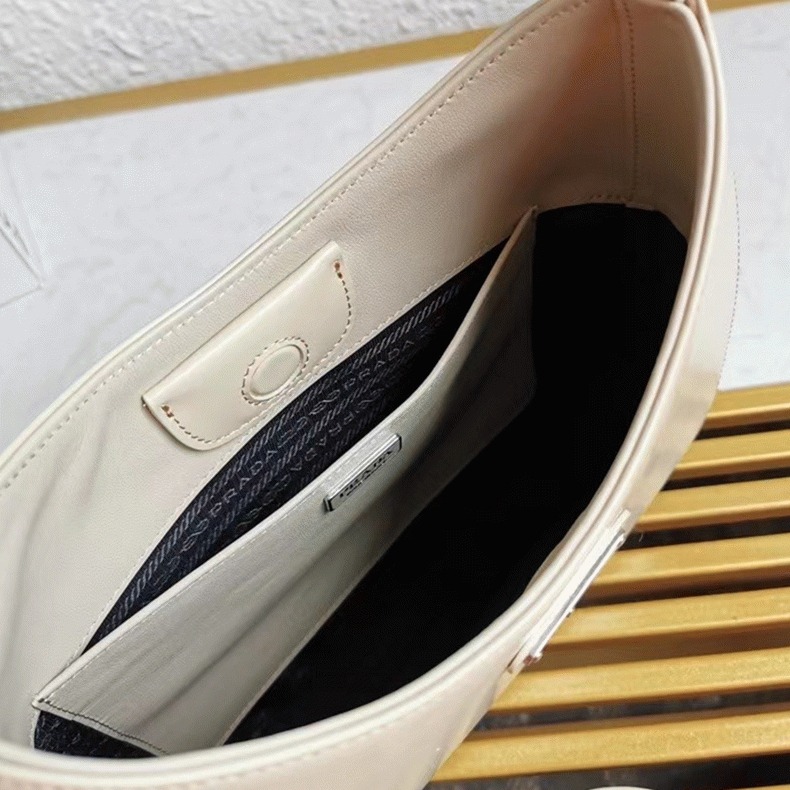 Beige Pra*a Cleo Small Bag Replica