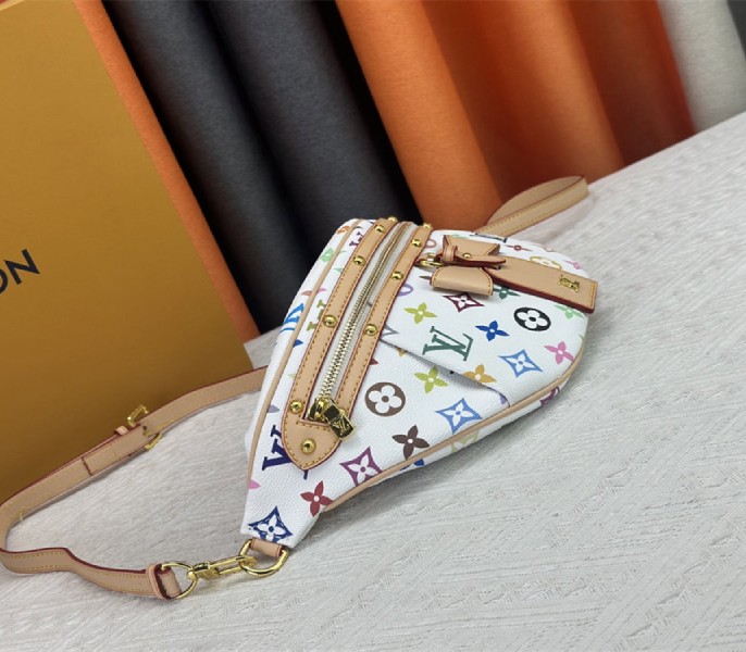 L0vis Vvtt0n X TM Multicolored High Rise In White