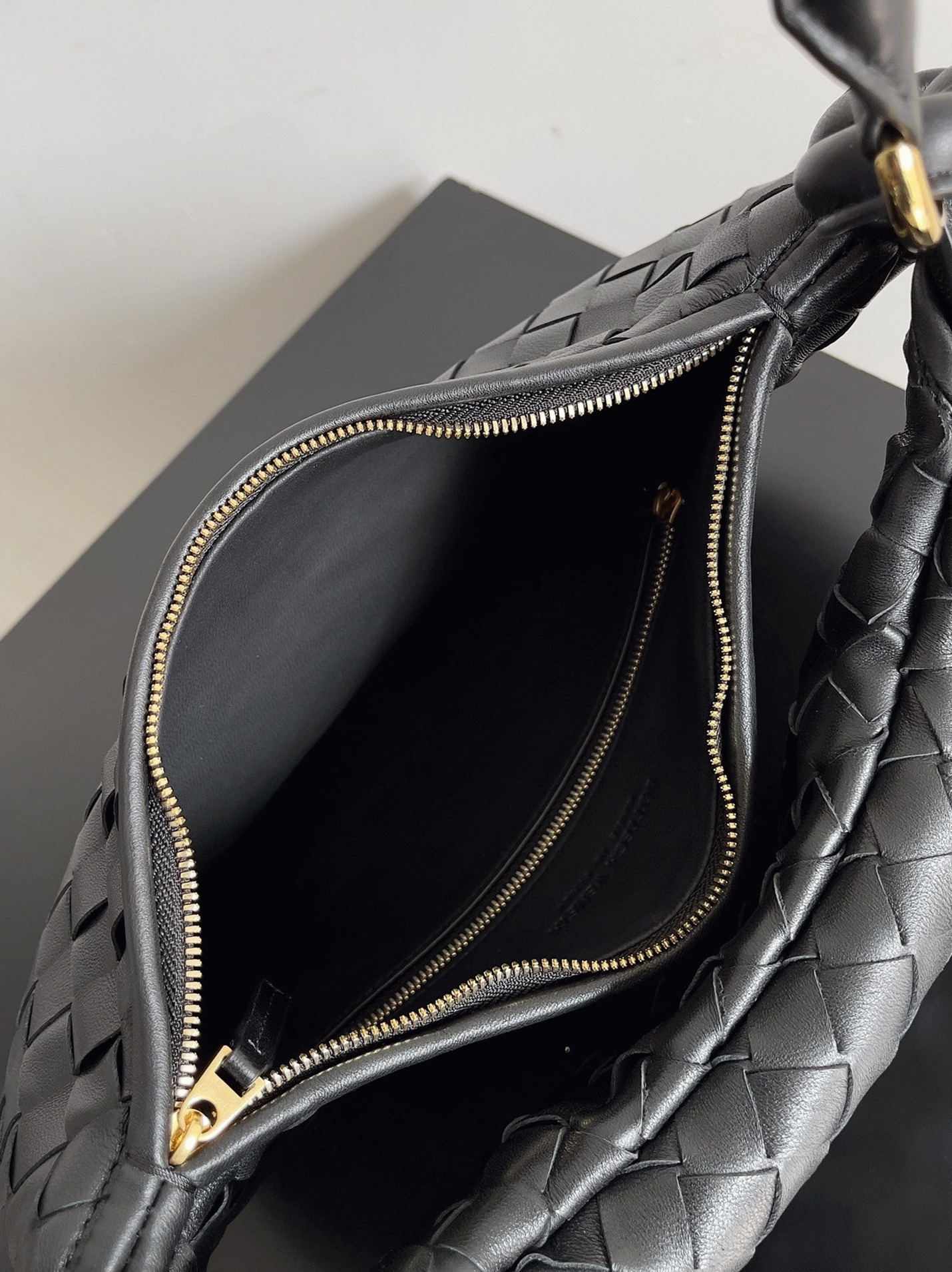Replica B0tt*ga Ven*ta Gemelli Medium Bag Black