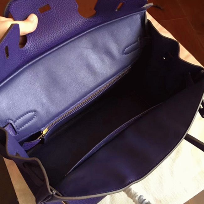 Iris Color Budget Knockoff H**me5 Birkin 30cm Bag