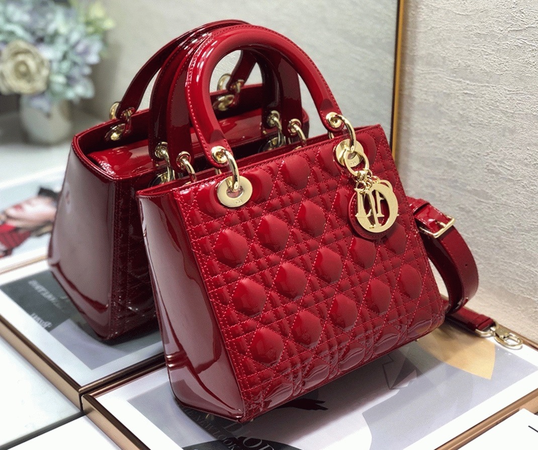 D10r Lady D10r Medium Bag Fake in Red