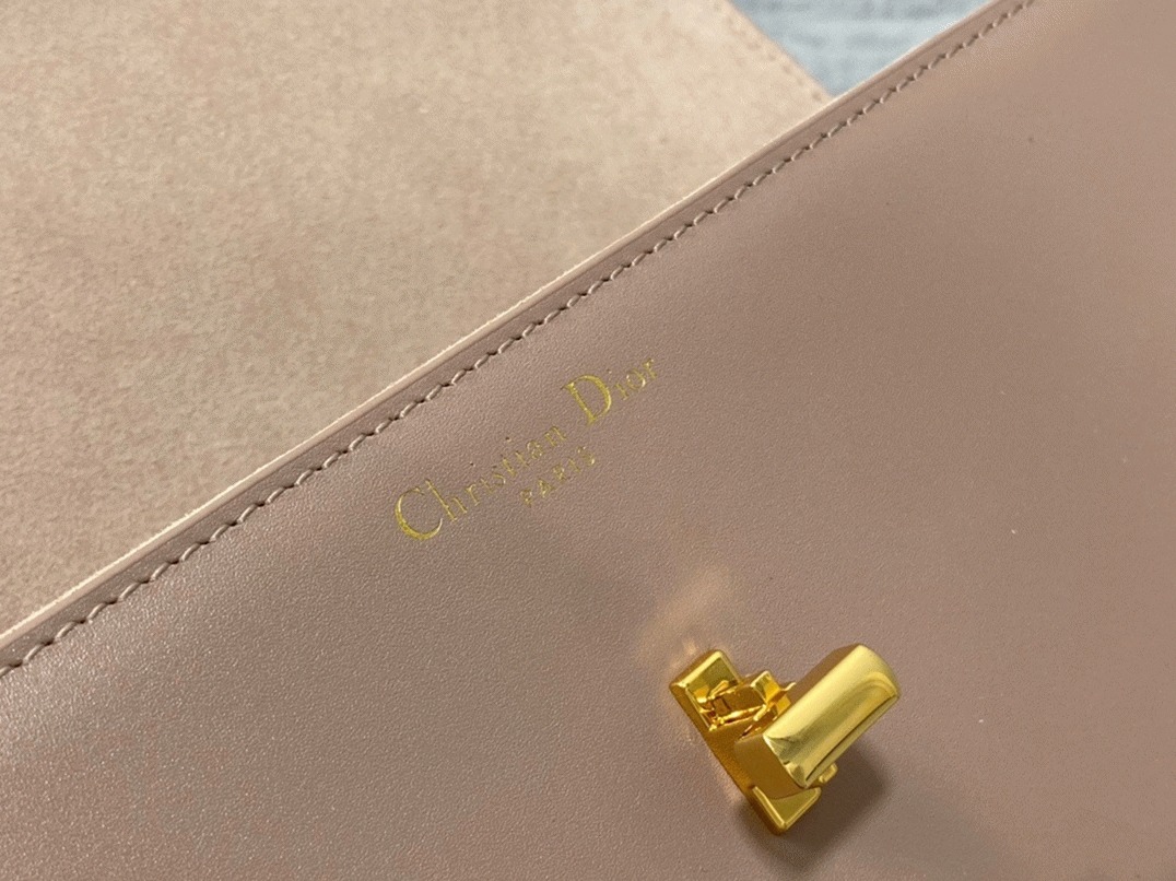 D10r 30 Montaigne Avenue Bag Fake in Heritage Pink Box Calfskin