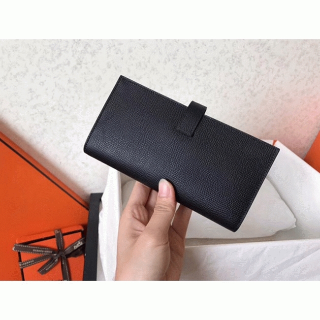 Black Epsom Copy Designer H**me5 Bearn Wallet