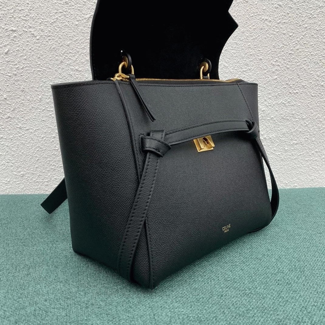 Ce1i*e Micro Belt Bag Fake in Black