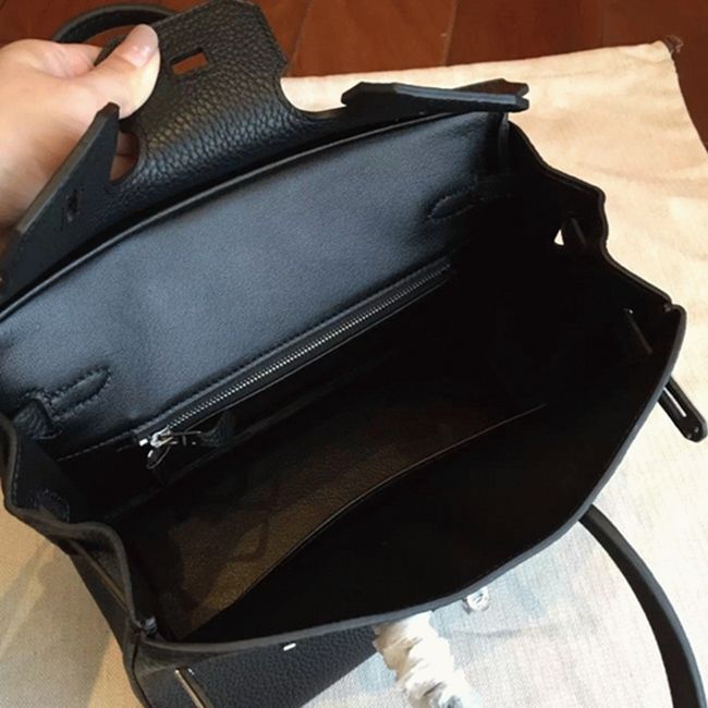 Classic Black H**me5 Birkin 25cm Luxury Replica
