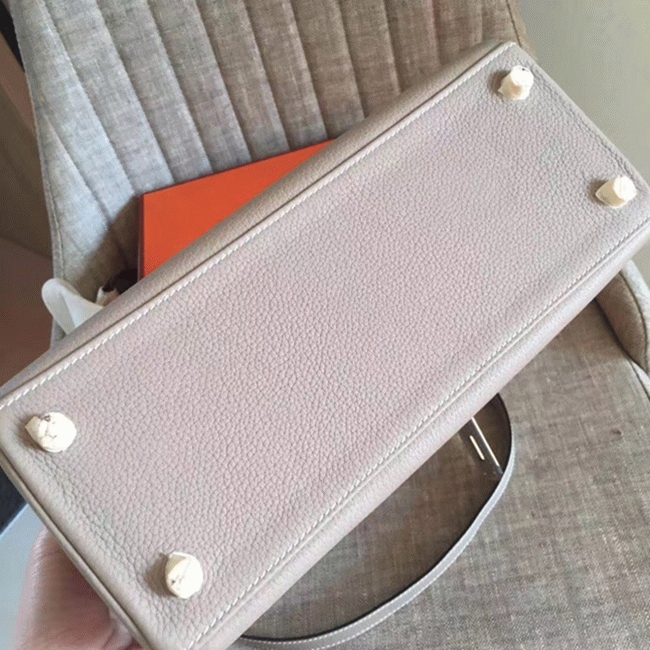 Grey Clemence Replica Designer H**me5 Kelly Retourne 28cm Elegant Tote