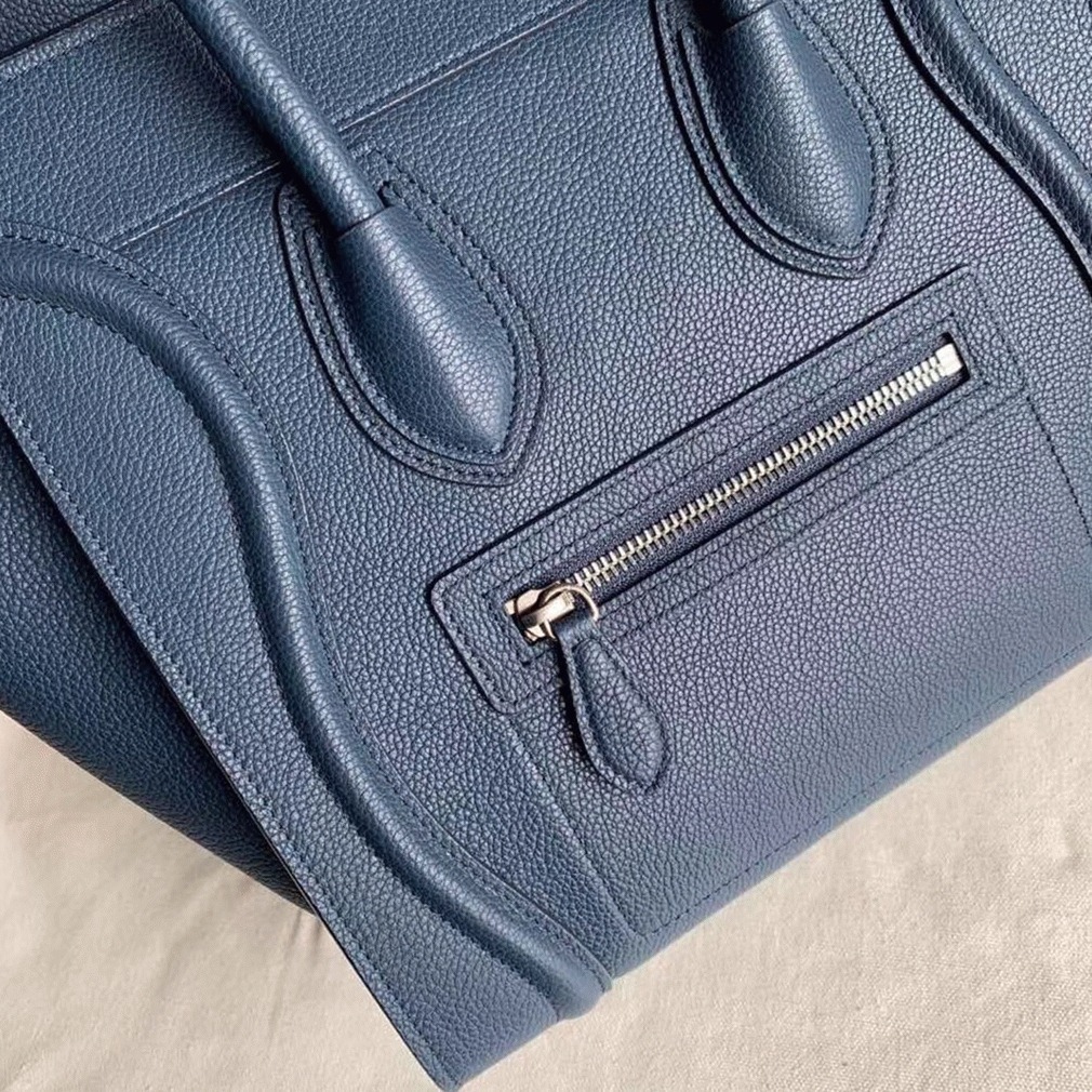 ce1i*e micro lU*gage tote bag imitation in navy blue