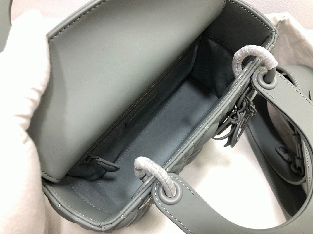 D10r Small Lady D10r My ABCD10r Bag Knockoff in Grey