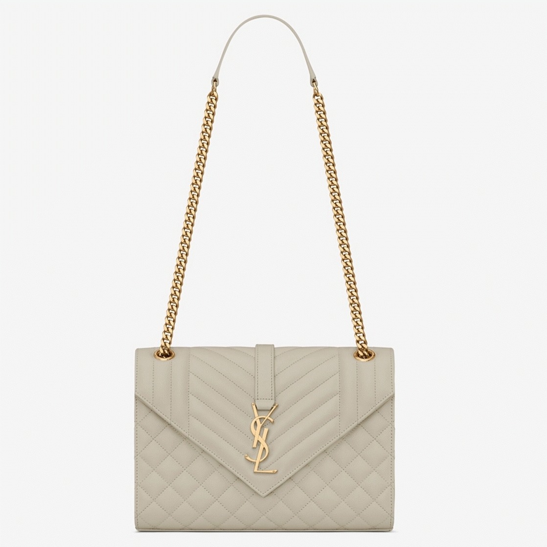 Replica Sa1nt Lau*nt Envelope Medium Bag White