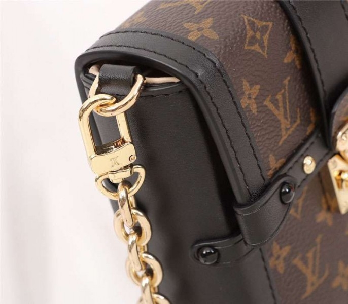 L0vis Vvtt0n Monogram Canvas Vertical Trunk Pochette