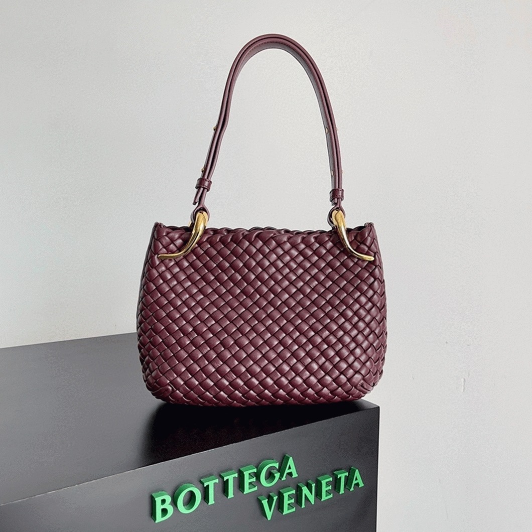 Replica B0tt*ga Ven*ta Clicker Small Bag Bordeaux