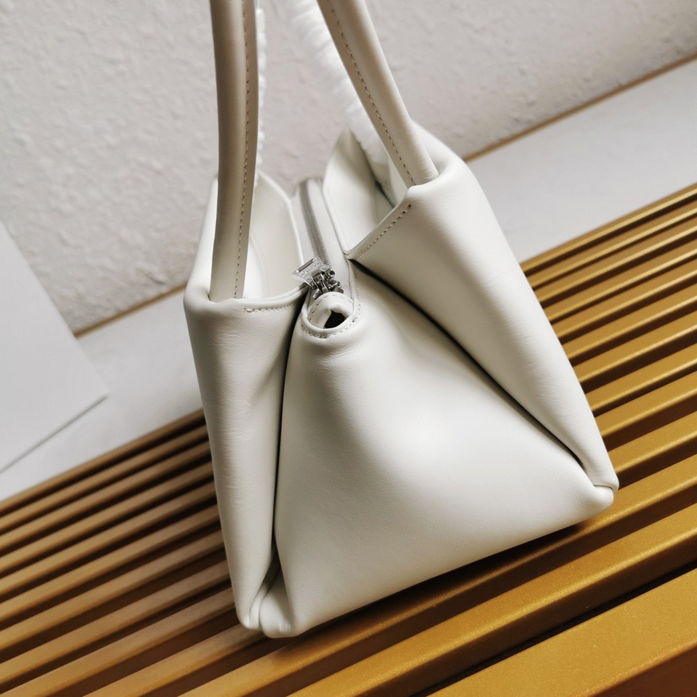 Pra*a S*pernova Small Shoulder Bag Knockoff in White
