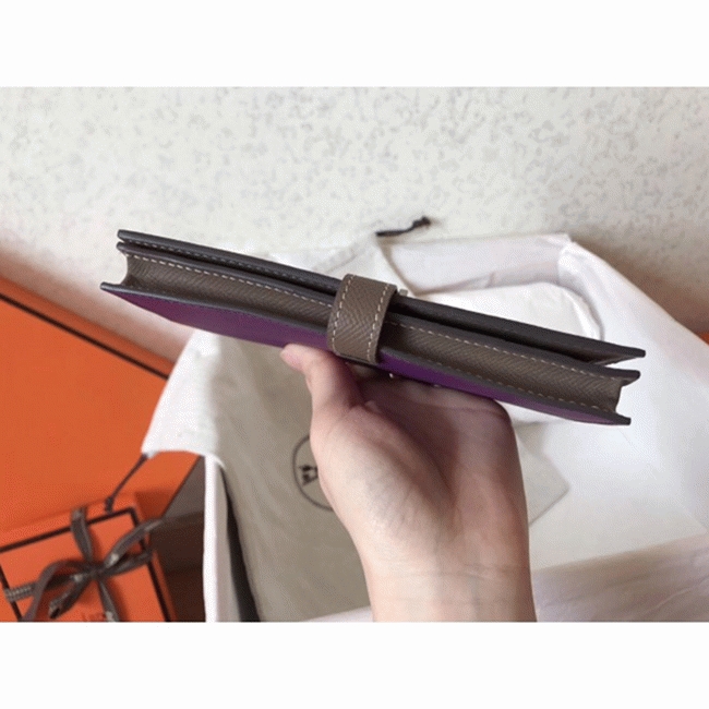 Ultraviolet Taupe Knockoff H**me5 Bearn Wallet