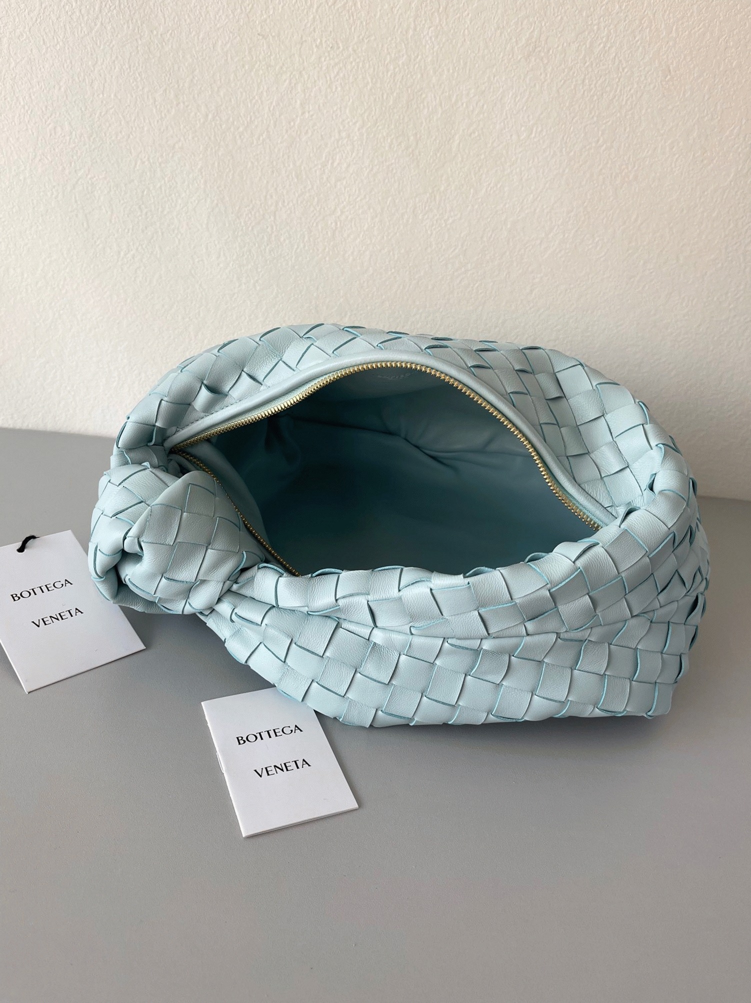 Fake B0tt*ga Ven*ta BV Jodie Teen Bag Teal Washed