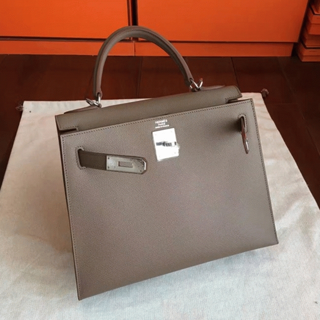 Etoupe Epsom Replica Luxury H**me5 Kelly 32cm Sellier Elegant Tote