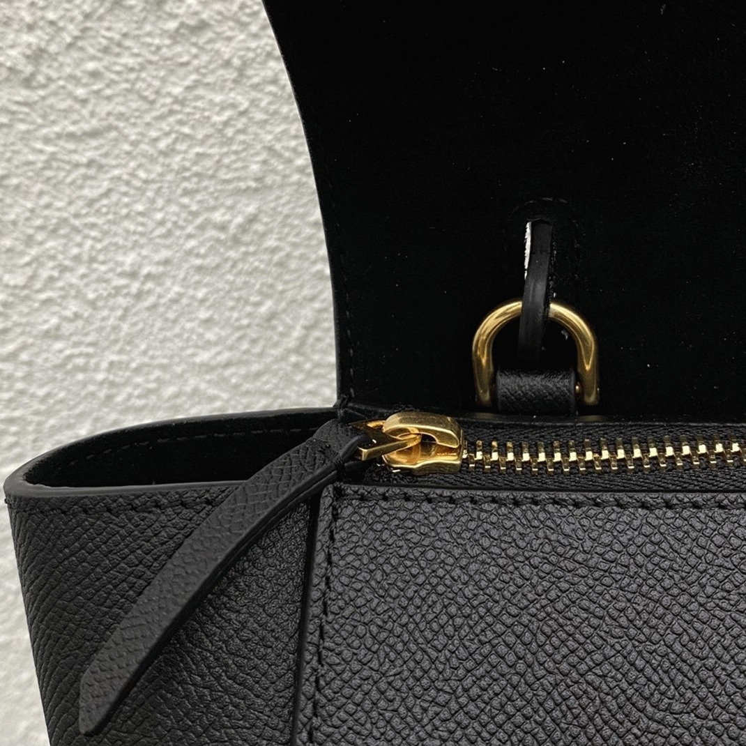 Ce1i*e Belt Nano Bag Replica in Black