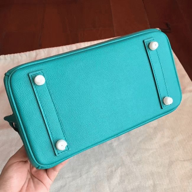 Blue Paon H**me5 Birkin 25cm High-End Replica