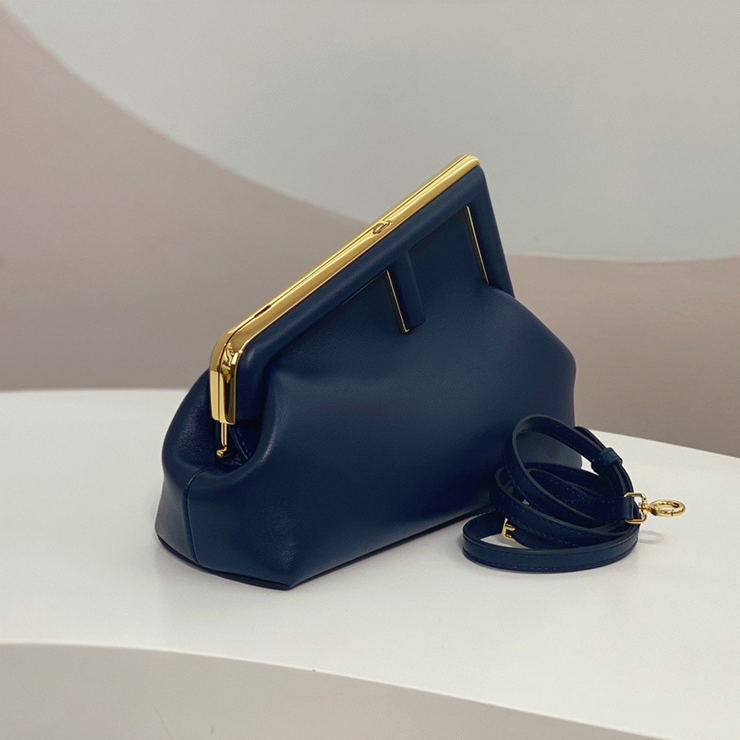 Top Quality Replica F**di First Small Bag In Dark Blue