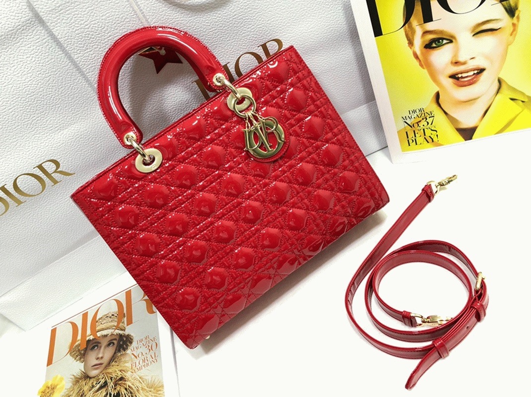 D10r Lady D10r Large Bag Fake in Red