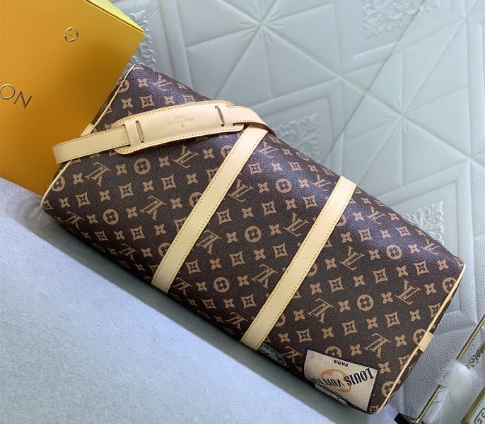 L0vis Vvtt0n Flight Mode Monogram Canvas Keepall Bandouliere 45 Travel Bag