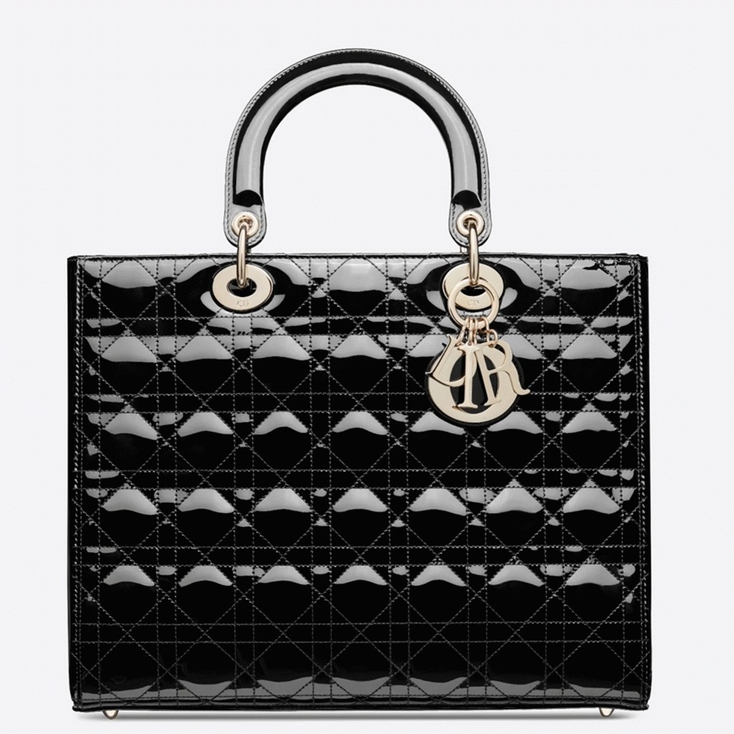 D10r Lady D10r Large Bag Replica in Black